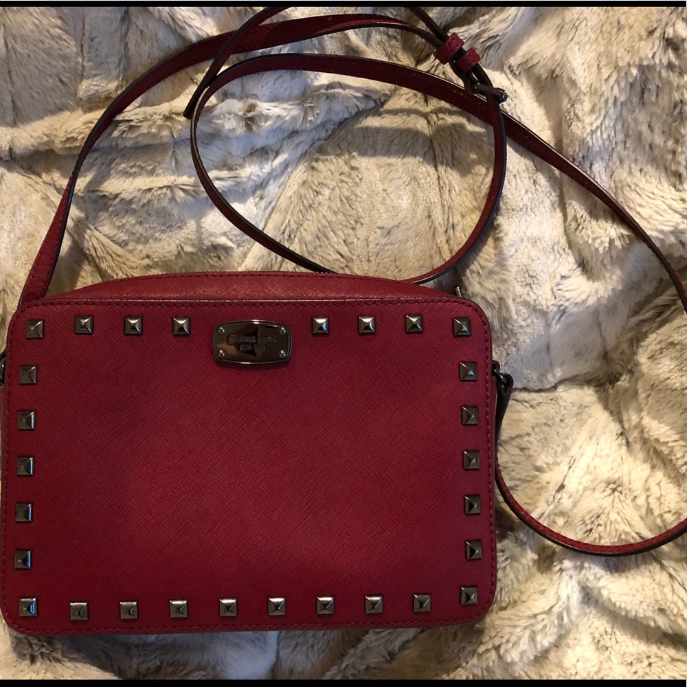 authentic Michael Kors cherry crossbody bag